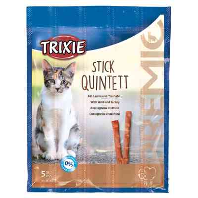 Лакомство для котов Trixie PREMIO Quadro-Sticks 5 шт (ягненок и индейка) (4011905427232) Винница