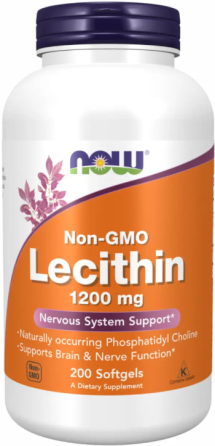 Лецитин Now Foods Lecithin 1200 mg 200 гел капс Київ