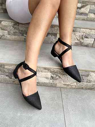 Seastar Балетки жіночі SEASTAR LL-215 чорні (весна-літо, еко-шкіра з напиленням) (3193) 38 Коломия