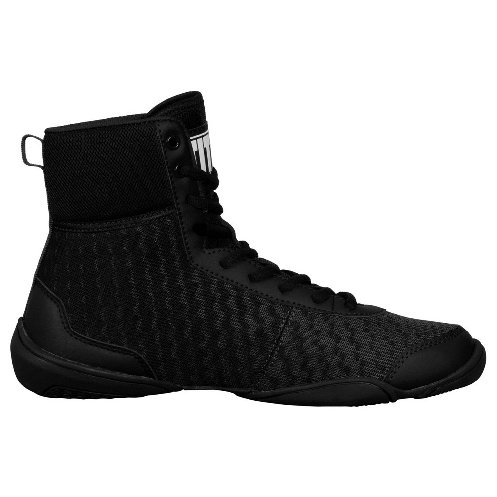 Боксерки (боксерське взуття) TITLE Boxing Predator II Shoes 2.0 Black/Grey 38.5р. Каменское - изображение 2