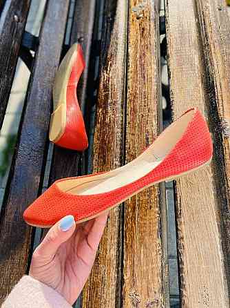 Valiente Балетки жіночі VALIENTE Шери червоні (весна-осінь, шкіра натуральна) (3453) лише 35р. Коломыя