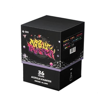 Маркеры акриловые STA для рисования, премиум качество, набор 36 цветов, маркеры для ткани, дерева и керамики Каменец-Подольский - изображение 8