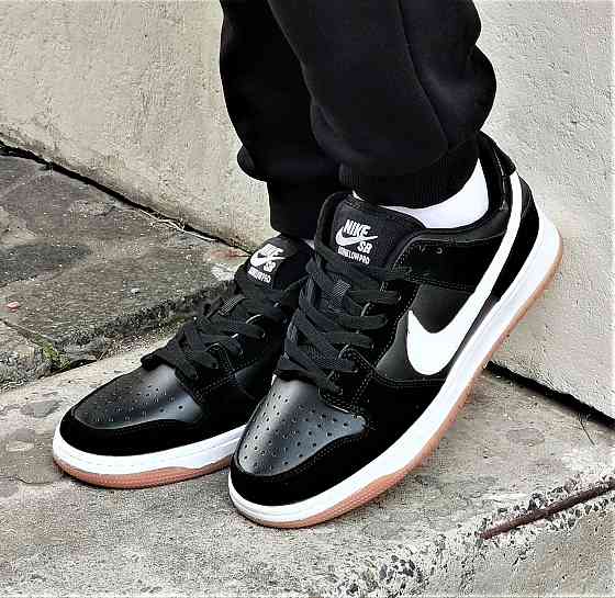 Кроссовки Nike Force Черные Мужские Форсы Кожаные Найк (размеры: 41) Днепр