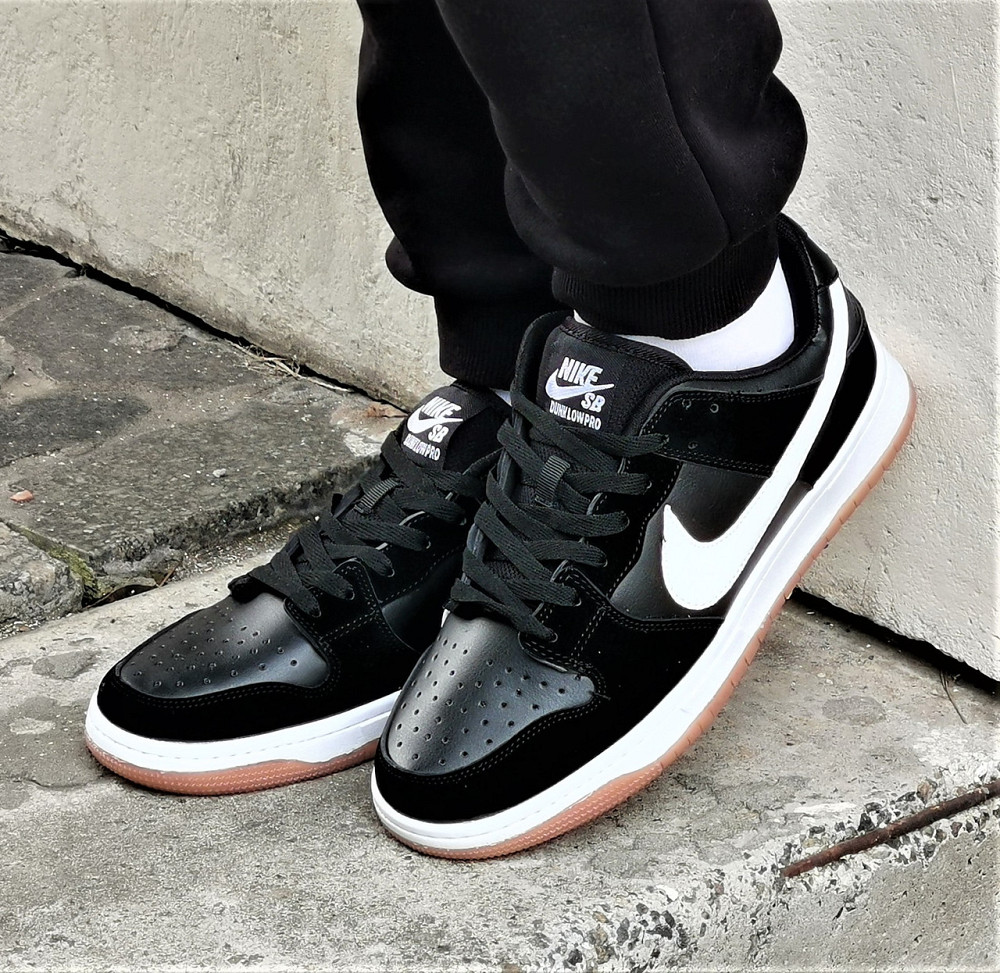 Кроссовки Nike Force Черные Мужские Форсы Кожаные Найк (размеры: 41) Днепр - изображение 2