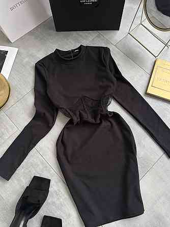 Женское обаятельное мини платье с имитацией корсета турецкая ангора puma 46/48 Одесса