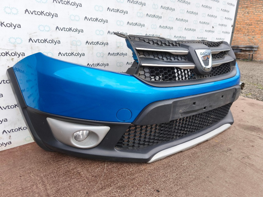 Бампер передній в зборі Dacia Sandero Stepway 2012-2016 (620220754) Ковель - изображение 7