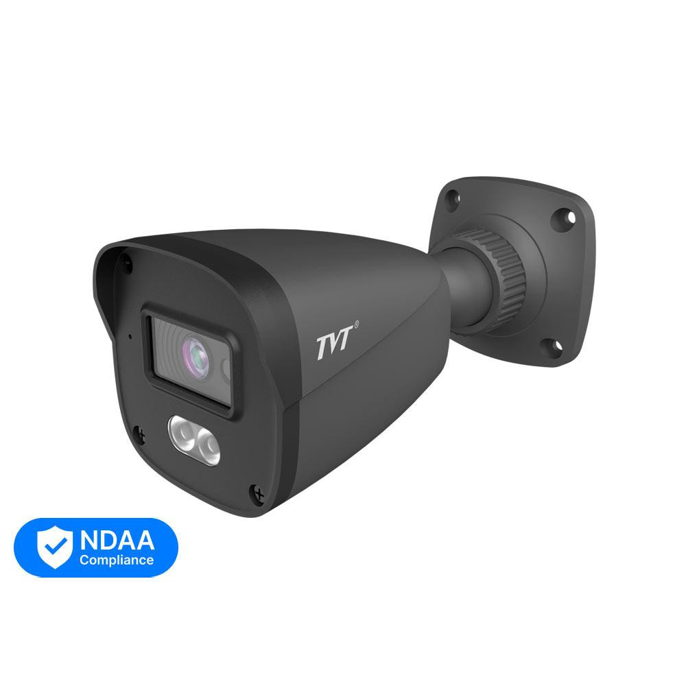 IP-відеокамера 4Mp TVT TD-9441S4L-C(D/PE/AW1) Black f=2.8mm, ІЧ+LED-підсвічування, з мікрофоном (77-00438) Киев - изображение 1