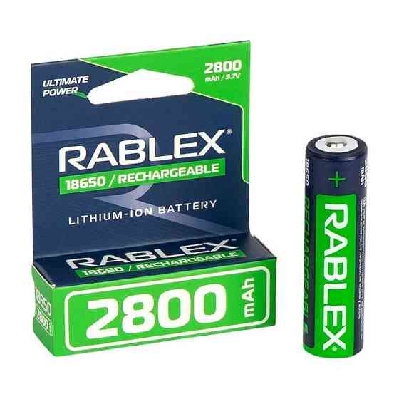 Акумулятор 18650 3.7V 2800mAh RABLEX Харків