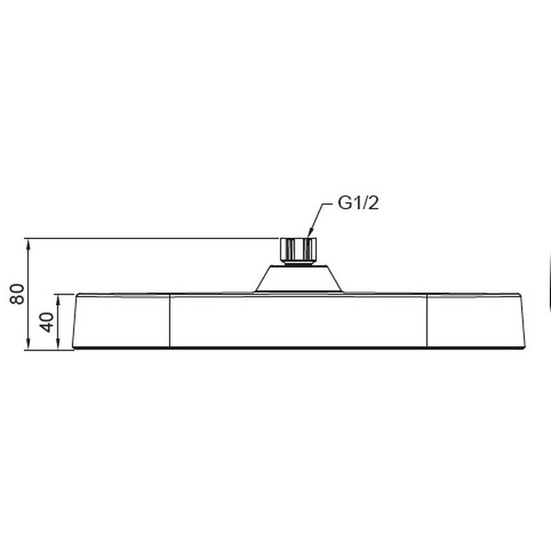 Лійка для душу стельова Koer KP-0401-01-OH 250мм   ( KR4980 ) 34273 Харків - фото 2
