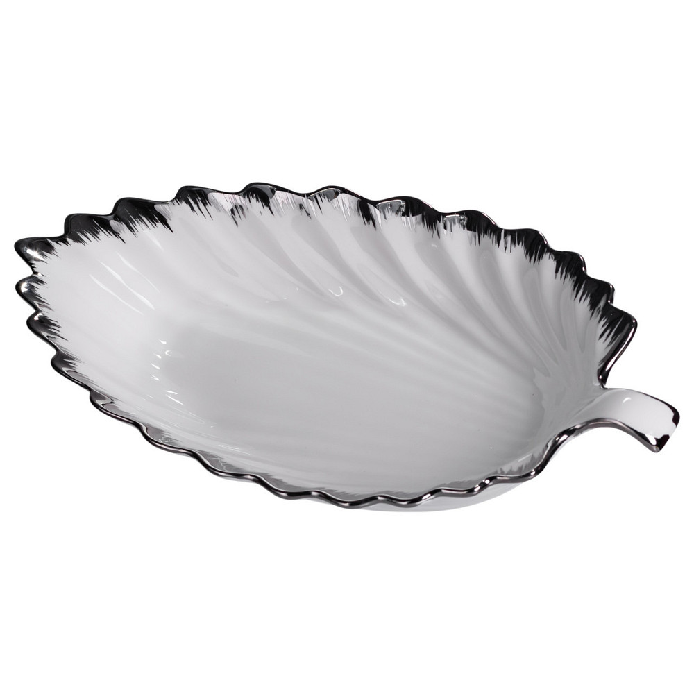 Фарфорове блюдо для сервірування у формі листа Київ - фото 2