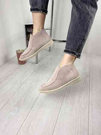 Daragani Черевики жіночі Daragani L24 пудра (весна-осінь, замша натуральна) (3160) 37 Коломыя