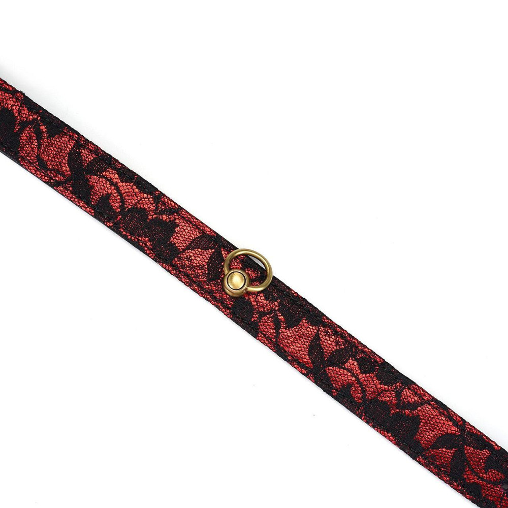 Чокер з кільцем для повідця Liebe Seele Victorian Garden Choker Sex Aura Київ - фото 5