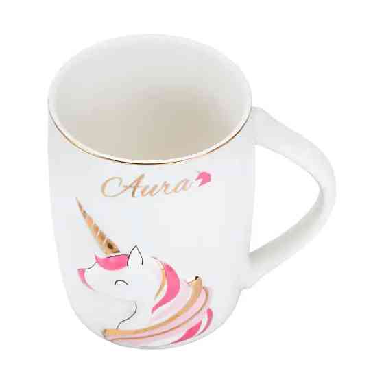 Чашка порцелянова з малюнком єдинорога 400 мл Aura HP7187P Коломия