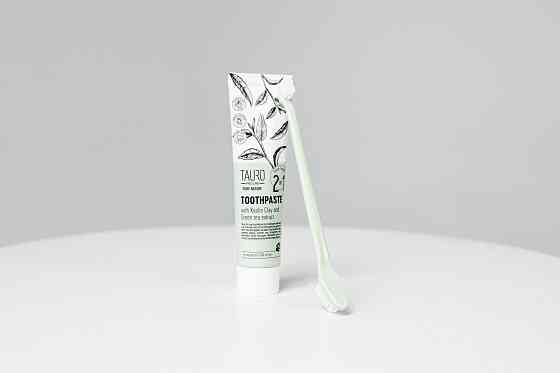 Tauro Pro Line Pure Nature 2in1 Антибактеріальна зубна паста з каоліном, цеолітом та екстрактом зеленого чаю для собак і котів, 100 мл Киев
