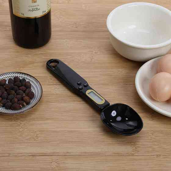Електронна мірна ложка-ваги до 0,5 кг,Digital Spoon Scale,Чорний SBR Київ