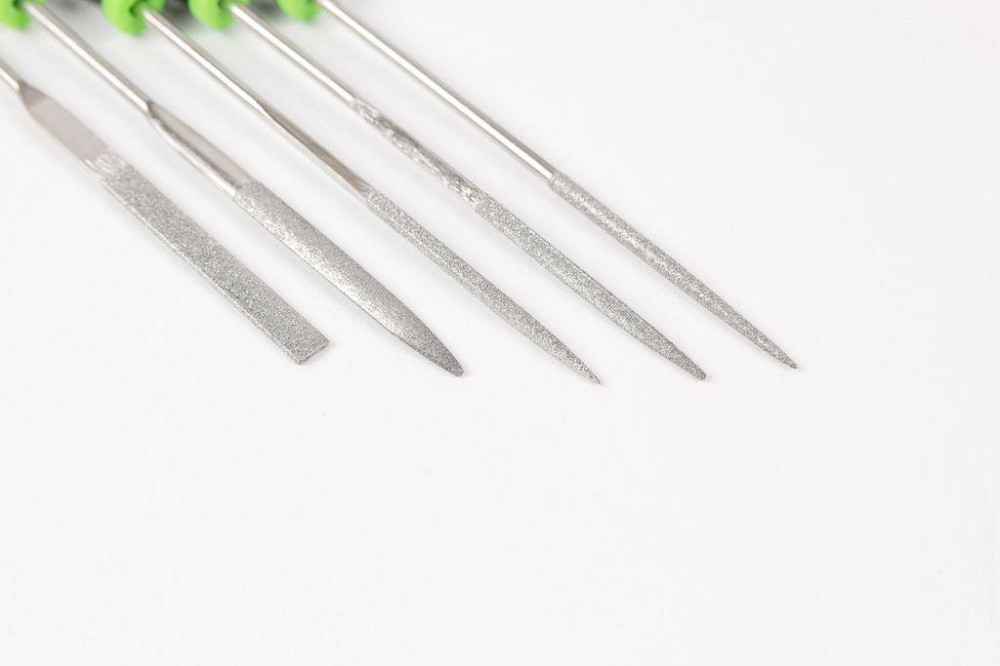 Набір надфілів різнопрофільних,5 пр.(3х160мм;круглий,напівкруглий,плоский,трикутний),в блістері P007K Одеса - фото 4