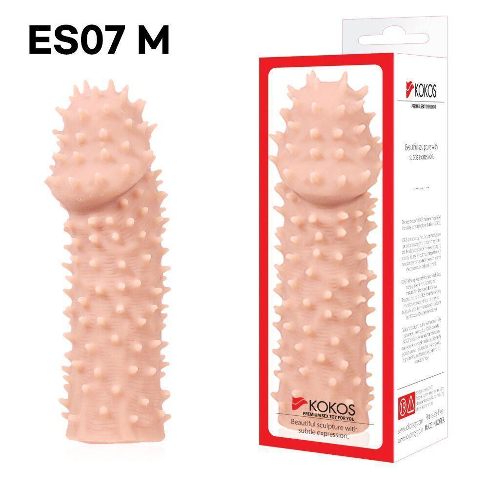 Насадка на член Kokos Extreme Sleeve ES.07 розмір M, потовщувальна, стимуляція точки G Sex Aura Київ - фото 4
