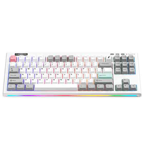 Клавіатура бездротова 1stPlayer NEO87 Wireless Frostwave (NEO87-FW-TLD) ( 26355 ) Харьков