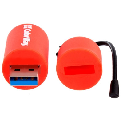 USB флеш накопитель ColorWay Fire 64 GB USB 3.0 Red (CW-USBFE64) Винница - изображение 7