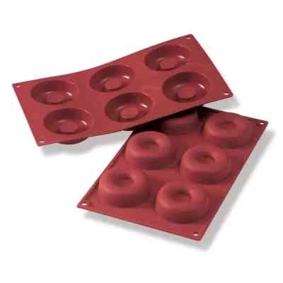 Форма для выпечки Silikomart "Пончики" 72 мм, h 23 мм (SF012/C) Винница