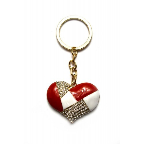 Брелоки для ключей со стразами Сердечко Киев - изображение 1