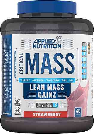 Гейнер Applied Nutrition Critical Mass Professional (2.4kg - 16 Servings) (Strawberry) Луцьк
