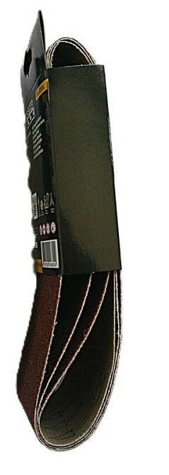 MASTERTOOL Стрічка шліфувальна MASTERTOOL зерно 40 76×457 мм 3 шт 08-3304 Коломыя - изображение 2