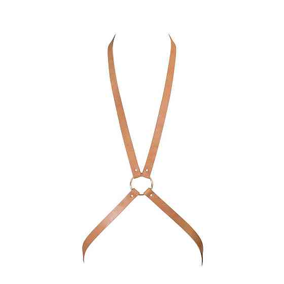 Портупея Bijoux Indiscrets MAZE — 8 Harness Brown, екошкіра Sex Aura Київ