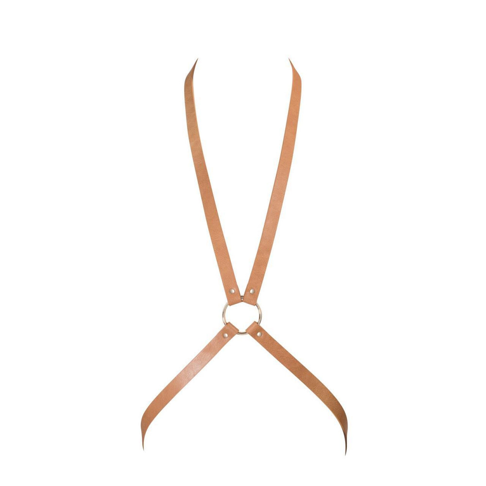 Портупея Bijoux Indiscrets MAZE — 8 Harness Brown, екошкіра Sex Aura Київ - фото 1