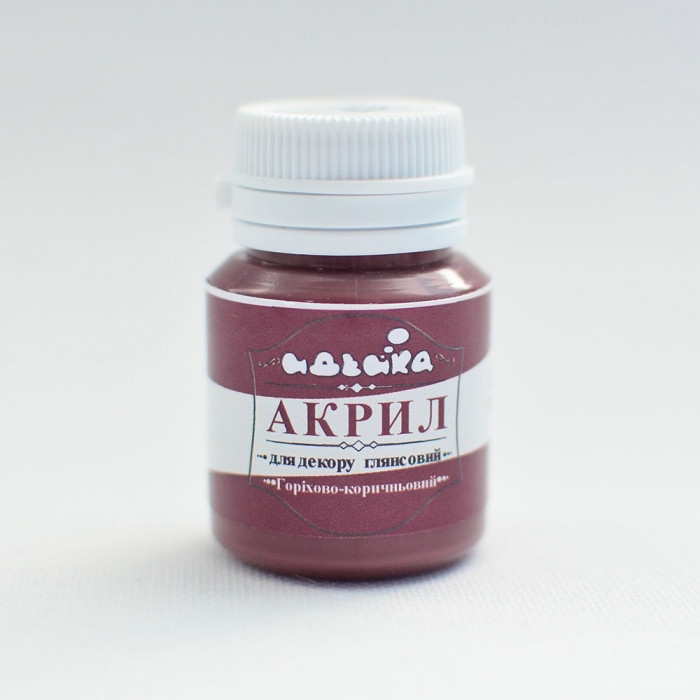 Акрил для декору "Горіхово-коричневий", 20мл, шт Київ - фото 1