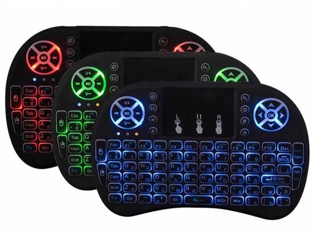 Бездротова Клавіатура KEYBOARD wireless MWK08/i8 з підсвіткою для смартфонів і Smart TV /4467 Дніпро - фото 1