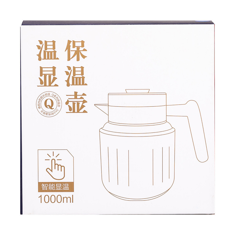 Чайник-термос з індикатором та заварником 1 л, оранжевий Київ - фото 6