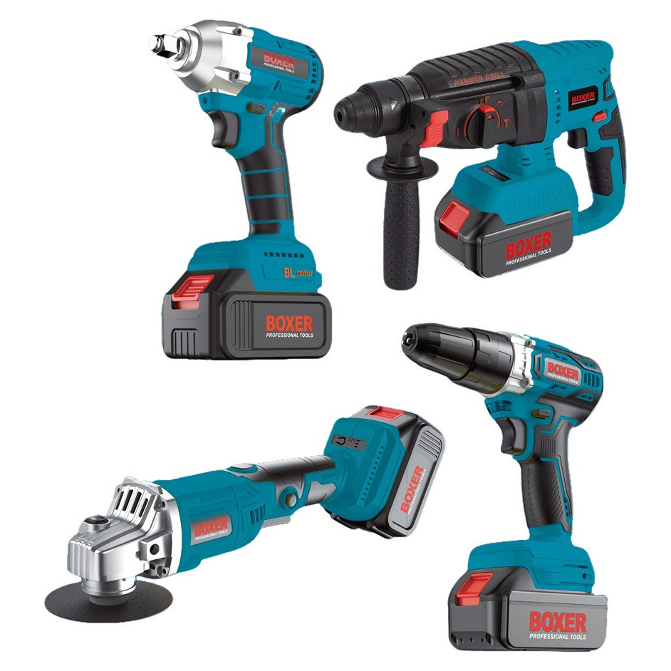 Набір гайковерт шуруповерт перфоратор 48 В Boxer BX-187G набір акумуляторного інструменту ZO-49 Львів - фото 1