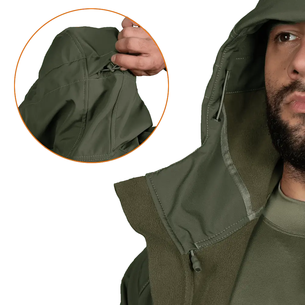 Куртка мужская теплая Stalker SoftShell 7225 (Оливковый) L Винница - изображение 8