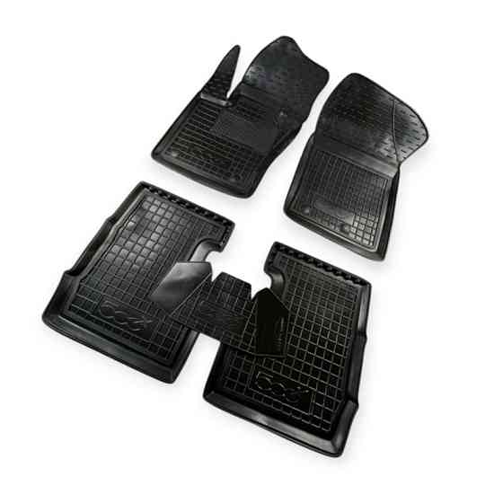 Коврики fiat 500 x 2014-> борт 2,5см, с перемычкой салона Мукачево