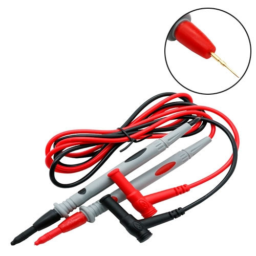 Тестовые щупы для мультиметра CAT II 1000В 20А, тонкие зонды для измерения тока и напряжения Киев - изображение 1
