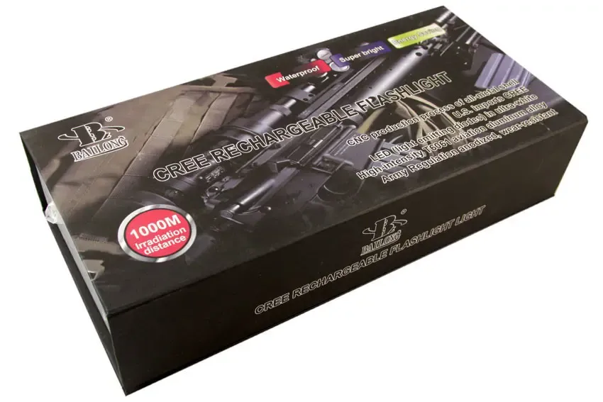 Светодиодный фонарь BL-2800-T6 50000W, тактический фонарь, фонарь с кнопкой Коломия - фото 8