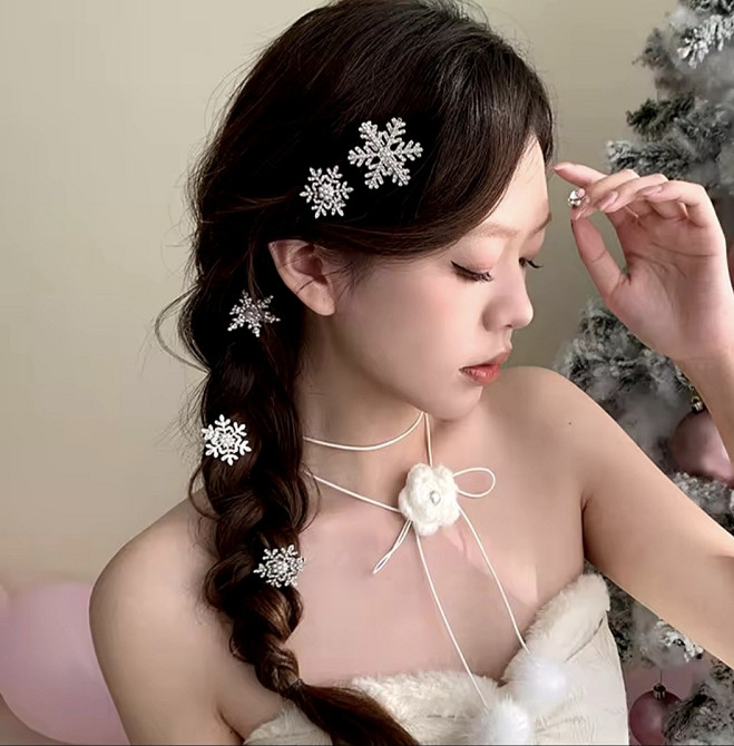 Затискач для волосся "Сніжинка" Сміла - фото 4