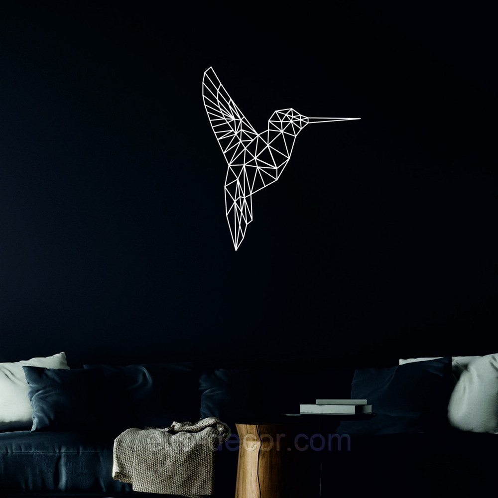 Настенный декор Панно «Колибри» Декор на стену 70*60 см, Белый Киев - изображение 6