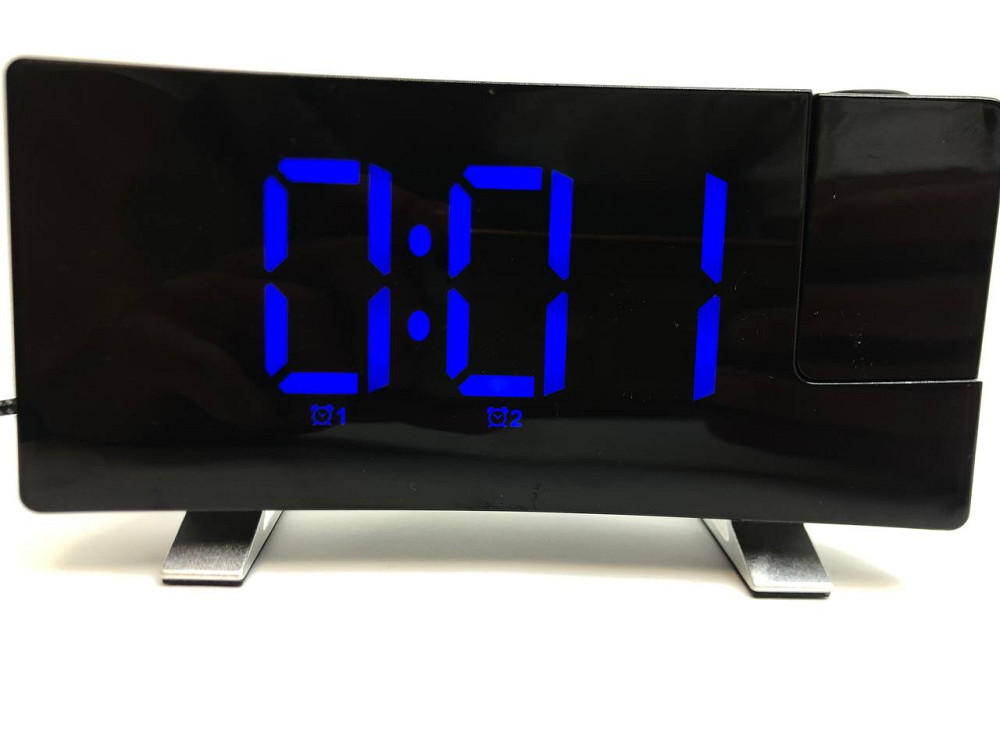 Настільний годинник з проекцією, FM-радіо, термоментр EN8831 (товар вживаний) Луцьк - фото 1