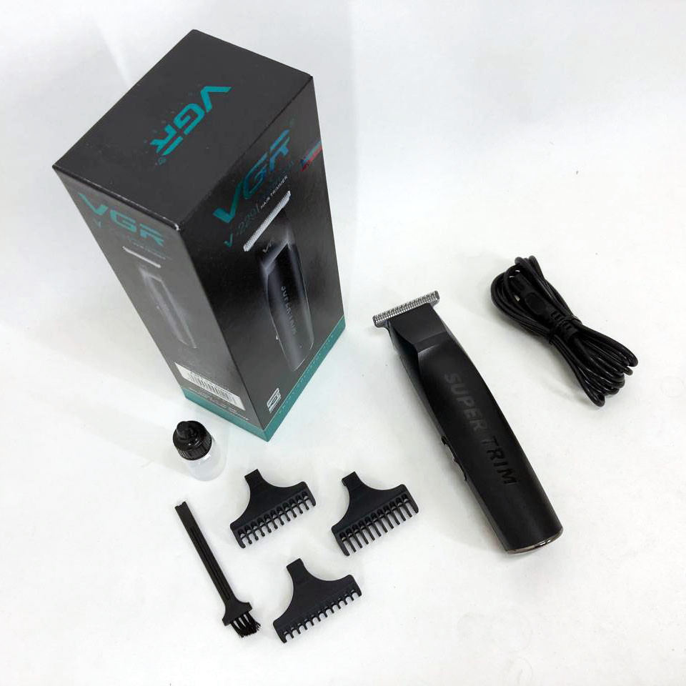 Водонепроникний тример для стрижки VGR, Тример для скронь Машинка стрижки з безліччю насадок TO-78 Львів - фото 3