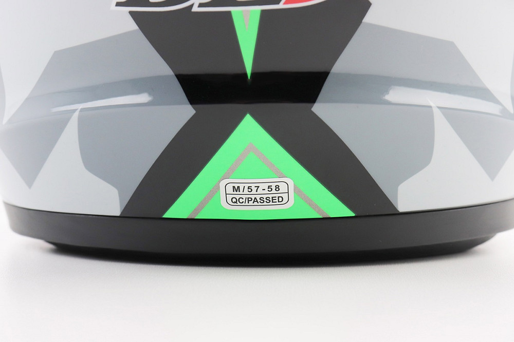 Шолом модуляр, закритий з відкидним підборіддям+відкидні окуляри BLD-159 М (57-58см), ЧОРНО-ЗЕЛЕНИЙ Київ - фото 8