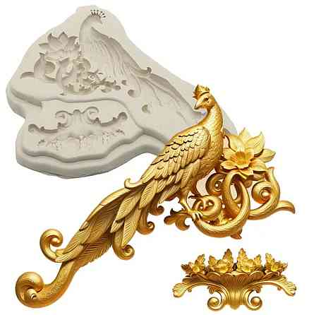 Молд силіконовий Павич 103 на 80 мм сірий Київ