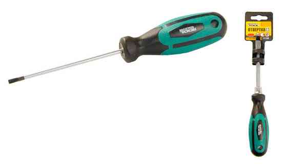 Викрутка шліцева магнітна MASTERTOOL HEXAGON SL3х75 мм ручка з TPR покриттям 45-8375 Коломыя