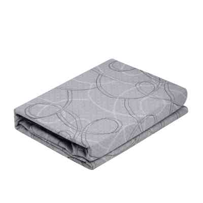 Постельное белье Ardesto Gloria сатин геометрия, серо-синий полуторный евро 160х220 (ART1622PB) Винница