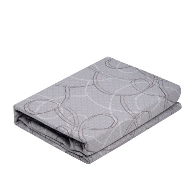 Постельное белье Ardesto Gloria сатин геометрия, серо-синий полуторный евро 160х220 (ART1622PB) Винница - изображение 3