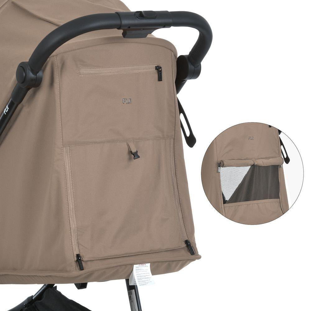 Коляска дитяча прогулянкова El Camino з москітною сіткою та чохлом на ніжки Бежева (ME 1113-2) Чернигов - изображение 9