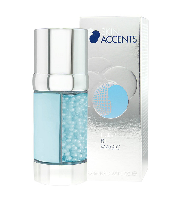 Сыворотка для лица 2в1 суперувлажняющая с жемчужинами BI MAGIC Hydra+ Inspira Skin Accents 40 мл Киев - изображение 1
