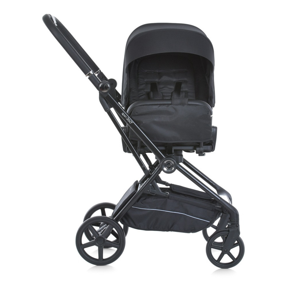 Коляска дитяча прогулянкова SPIN 360 ME 1138 Black Вінниця - фото 4