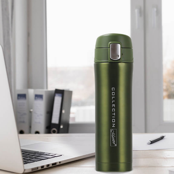 Термочашка 450мл зелений Maestro MR-1641-45-GREEN Житомир - изображение 3